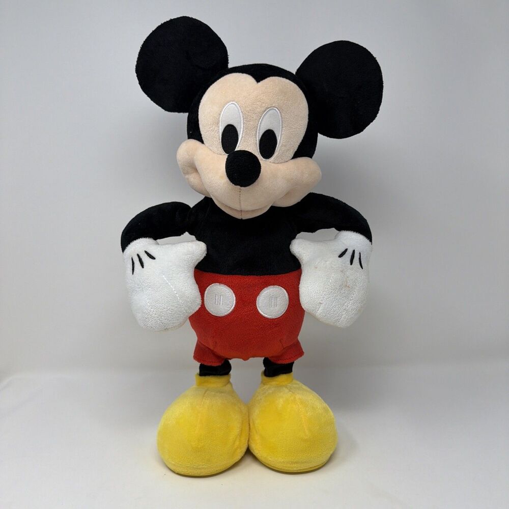Disney Just Play Singing Dancing Mickey Mouse Plush Toy 12” Junior Musical WORKS